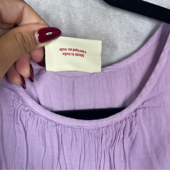 Samant Chauhan x Anthropologie Lola Tiered Dress In Purple Size M - Picture 8 of 8